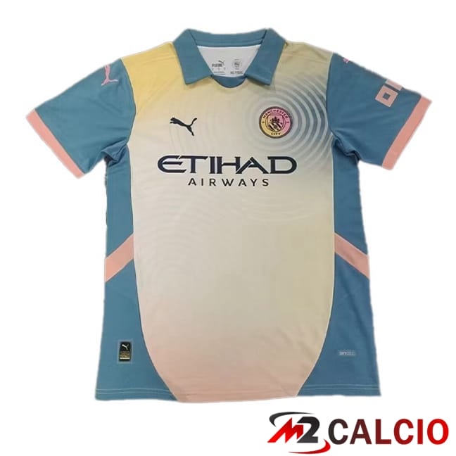 Maglie Calcio Manchester City Edizione Speciale Blu Bianco 2024/2025