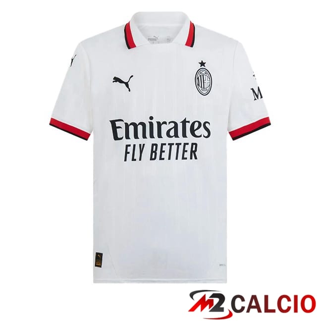 Maglie Calcio AC Milan Seconda Bianco 2024/2025