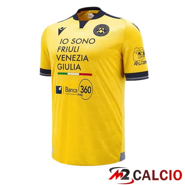Maglie Calcio Udinese Calcio Seconda Giallo 2024/2025