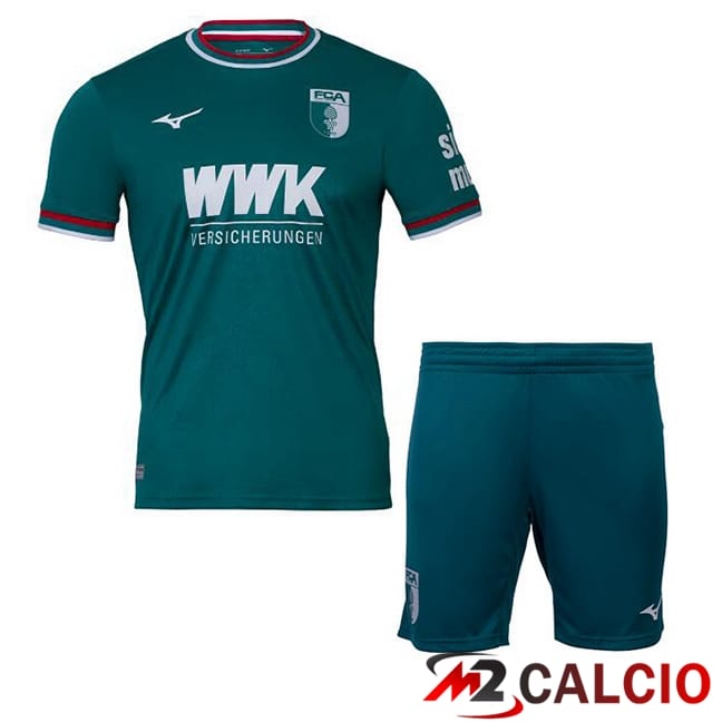 Maglie Calcio FC Augsburg Bambino Seconda Verde 2024/2025