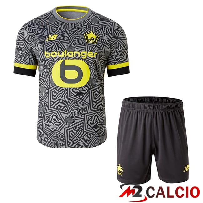 Maglie Calcio Lille OSC Bambino Terza Grigio 2024/2025