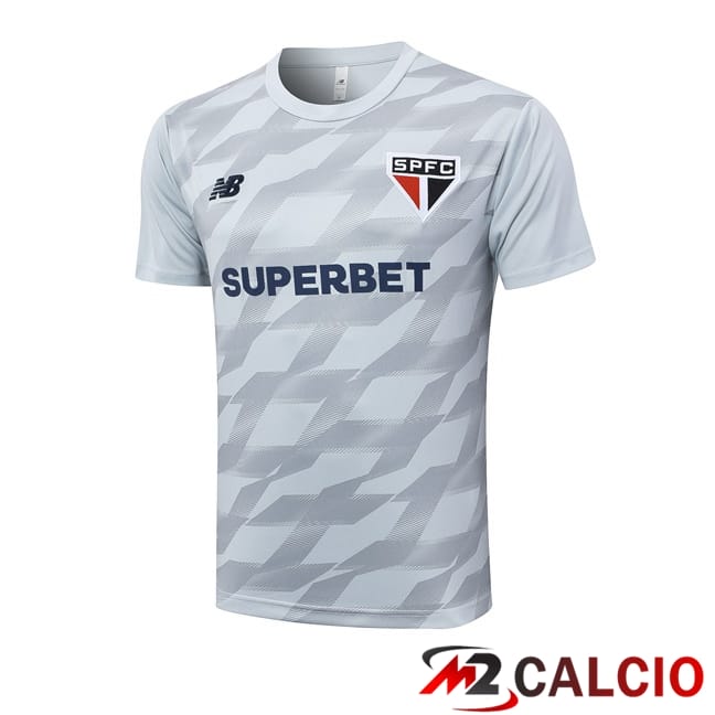 T Shirt Allenamento Sao Paulo FC Grigio 2024/2025