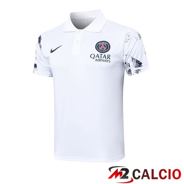 Maglia Polo Paris PSG Bianco 2024/2025
