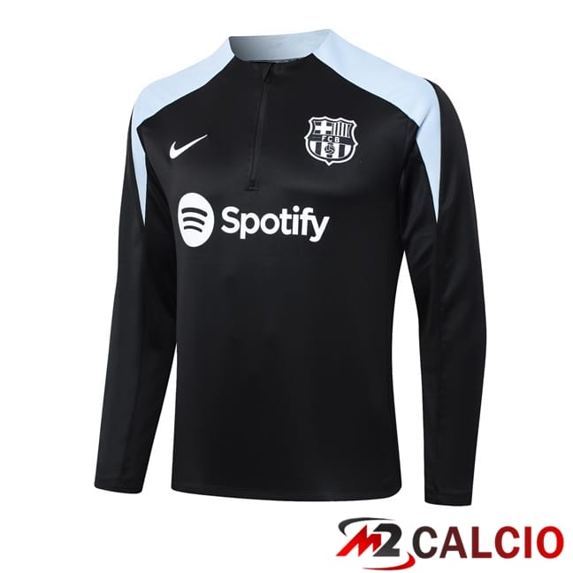 Felpa Allenamento FC Barcellona Nero 2024/2025