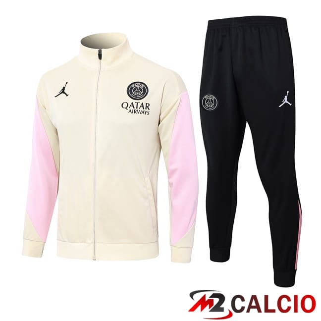Insieme Tuta Calcio - Giacca Paris PSG Giallo 2024/2025