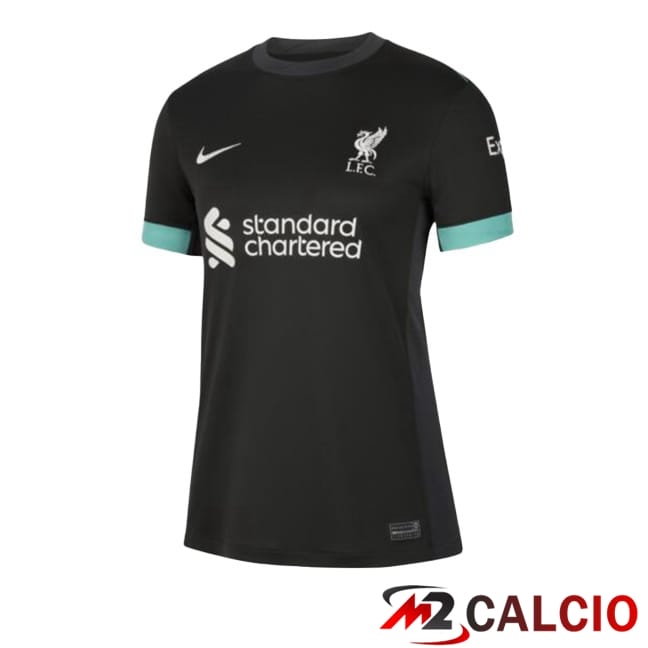 Maglie Calcio FC Liverpool Donna Seconda Nero 2024/2025