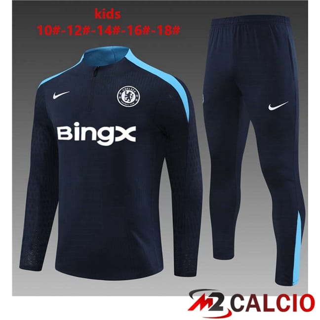 Insieme Tuta Calcio FC Chelsea Bambino Blu Reale 2024/2025