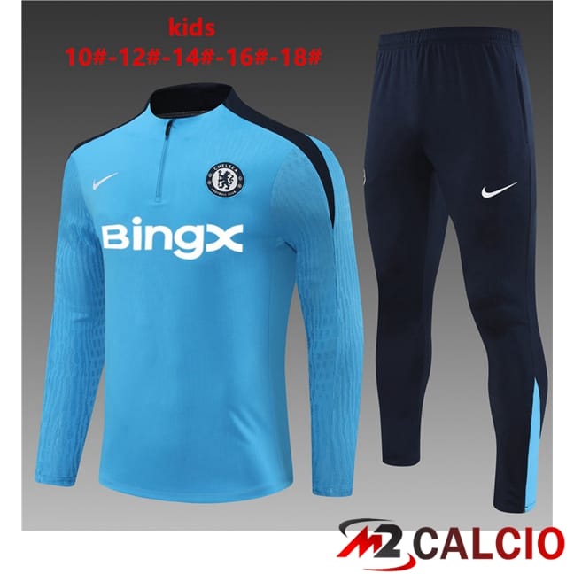 Insieme Tuta Calcio FC Chelsea Bambino Blu 2024/2025