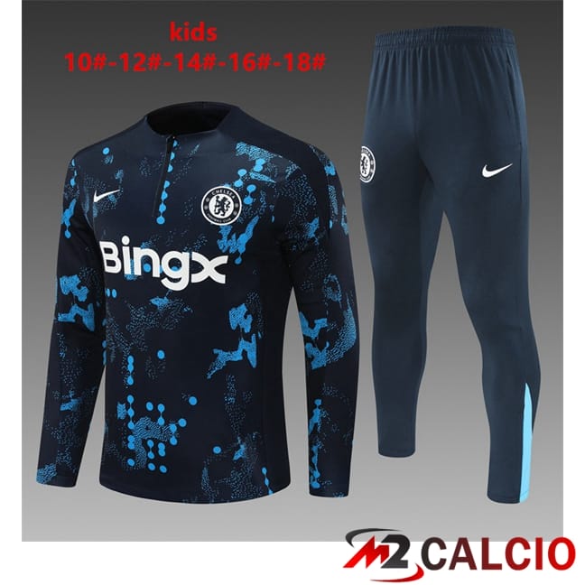 Insieme Tuta Calcio FC Chelsea Bambino Blu Reale 2024/2025