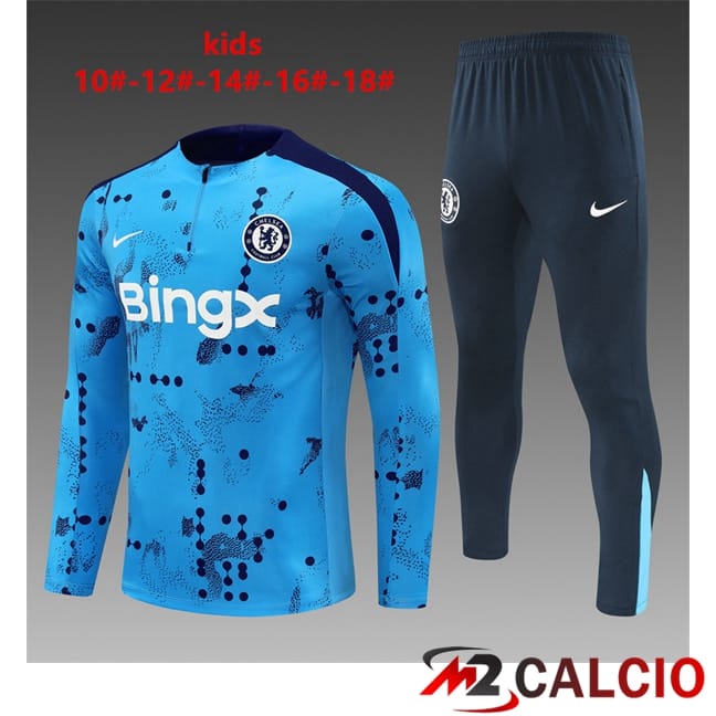 Insieme Tuta Calcio FC Chelsea Bambino Blu 2024/2025