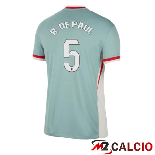 Maglie Calcio Atletico Madrid (R. DE PAUL 5) Seconda Verde 2024/2025