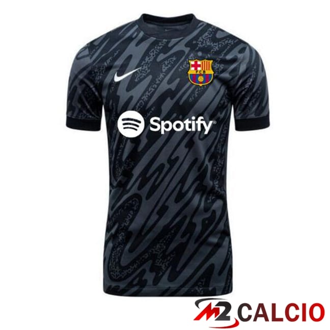 Maglie Calcio FC Barcellona Portiere Spotify Nero 2024/2025