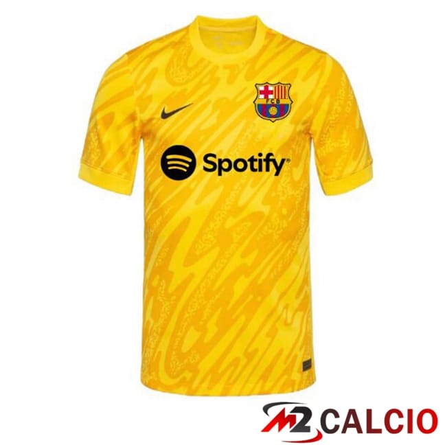 Maglie Calcio FC Barcellona Portiere Spotify Giallo 2024/2025