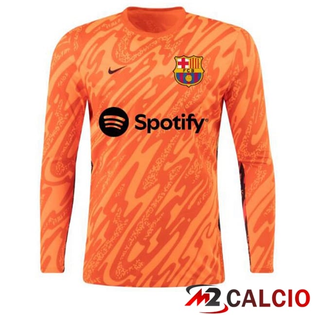 Maglie Calcio FC Barcellona Portiere Manica Lunga Spotify Rosa 2024/2025