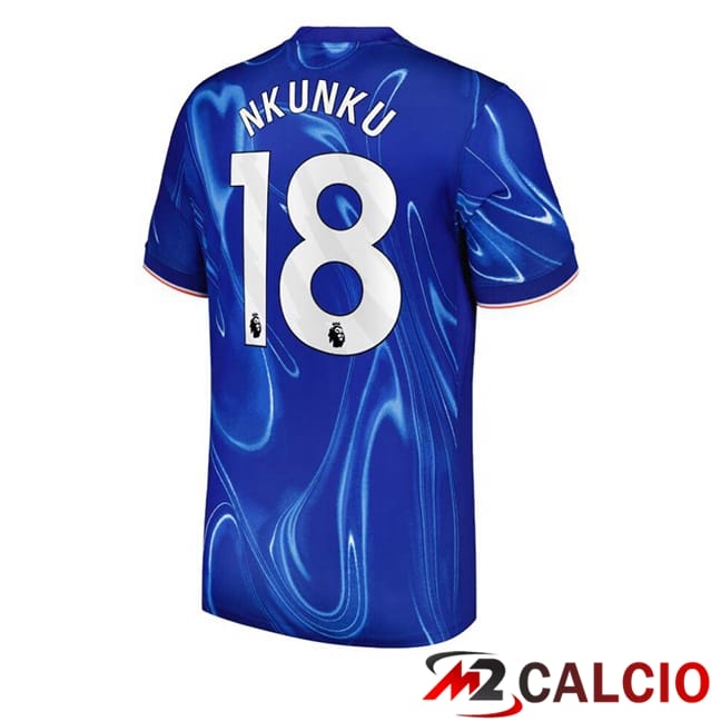 Maglie Calcio FC Chelsea (Nkunku 18) Prima Blu 2024/2025