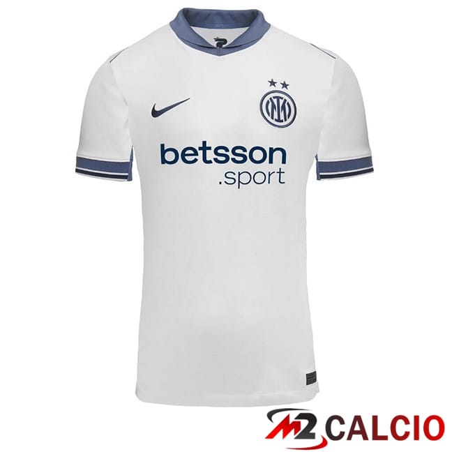 Maglie Calcio Inter Milan Seconda Bianco 2024/2025