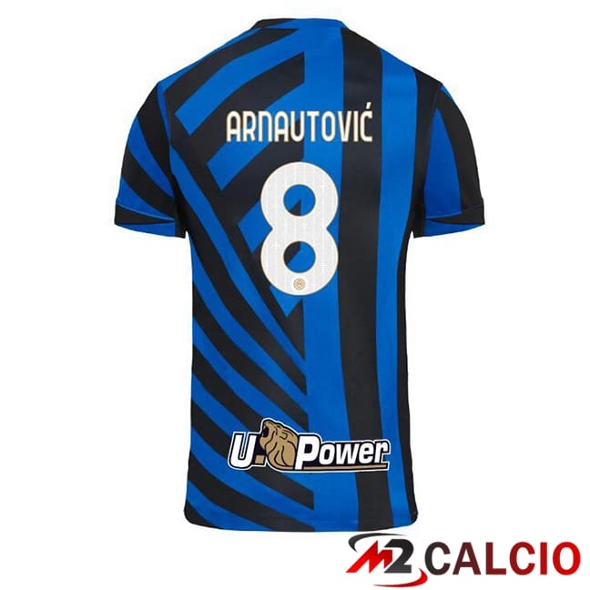 Maglie Calcio Inter Milan (ARNAUTOVIĆ 8) Prima Blu 2024/2025