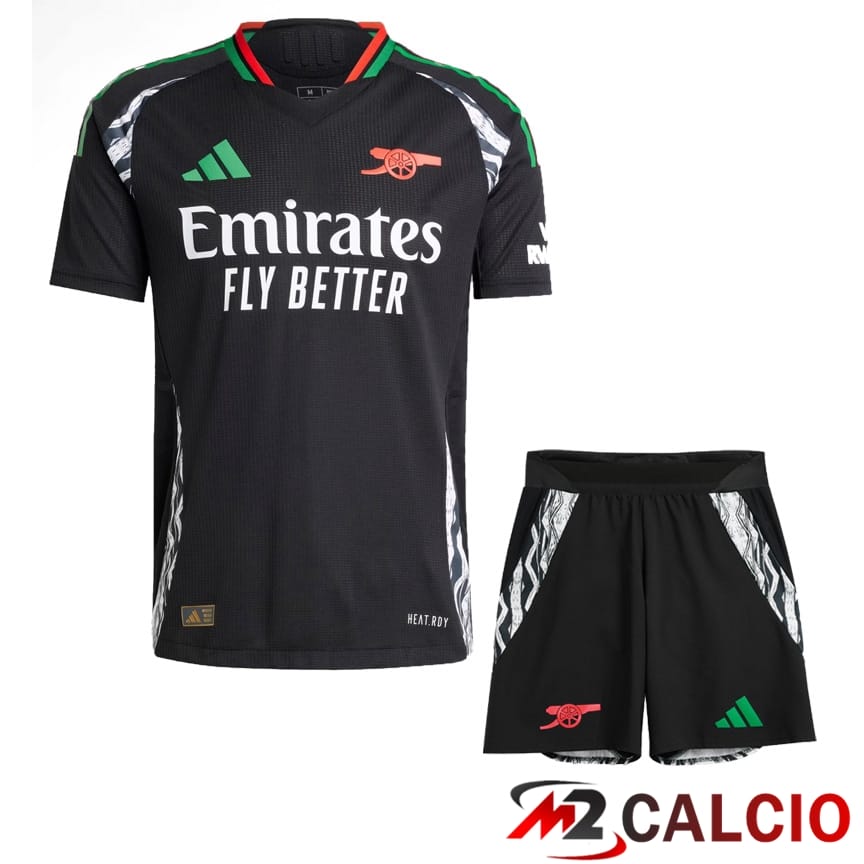 Insieme Maglie Calcio Arsenal Seconda + Pantaloncini 2024/2025