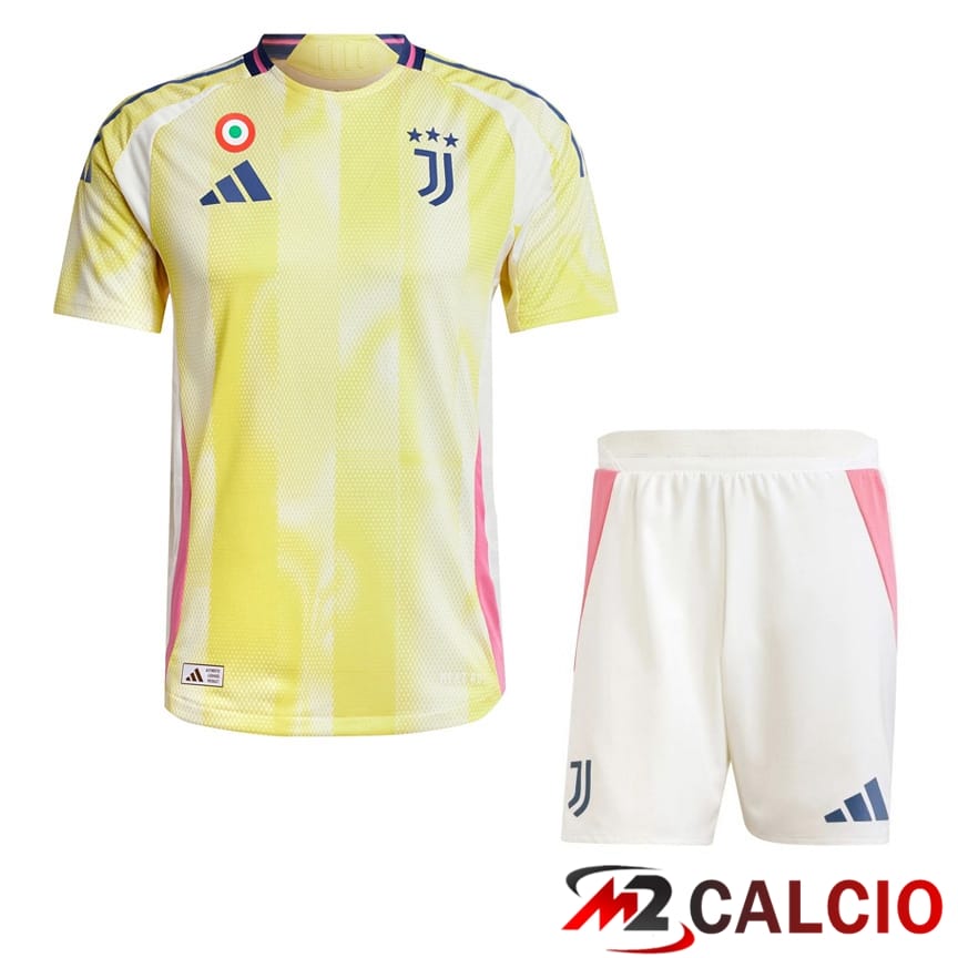Insieme Maglie Calcio Juventus Seconda + Pantaloncini 2024/2025