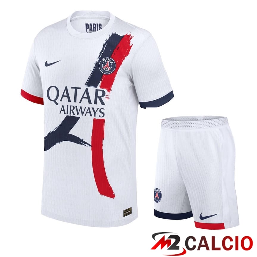 Insieme Maglie Calcio Paris PSG Seconda + Pantaloncini 2024/2025