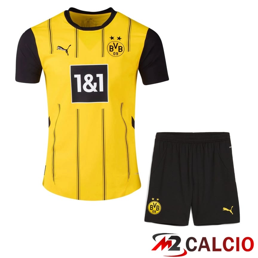 Insieme Maglie Calcio Dortmund BVB Prima + Pantaloncini 2024/2025