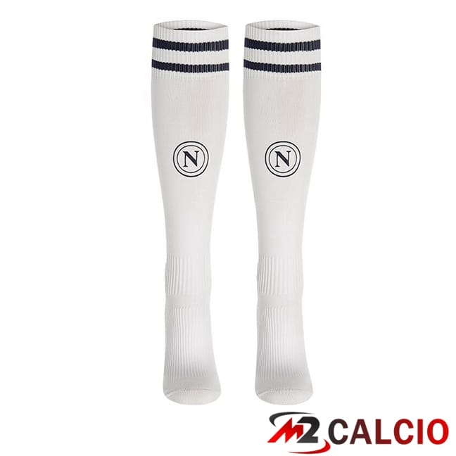 Calzini Calcio SSC Napoli Seconda Bianco 2024/2025