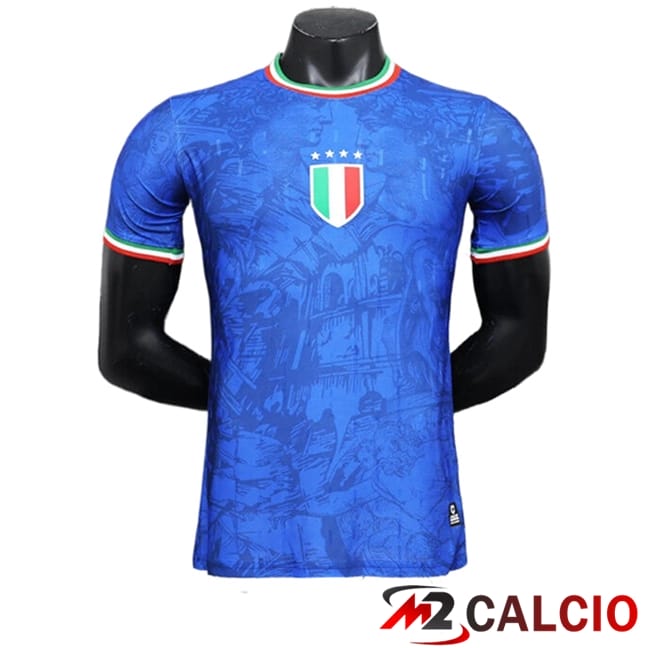 Maglie Calcio Italia Edizione Speciale Blu 2024/2025