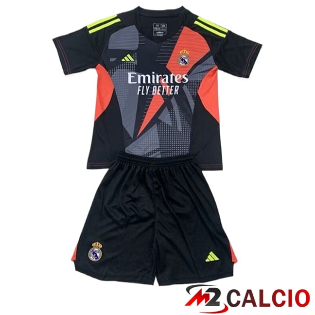 Maglie Calcio Real Madrid Bambino Portiere Seconda 2024/2025