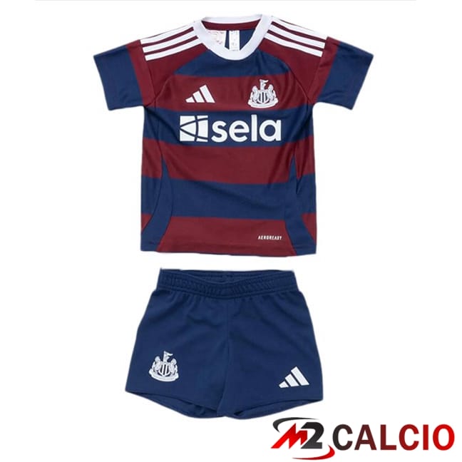 Maglie Calcio Newcastle United Bambino Terza Blu Rosso 2024/2025