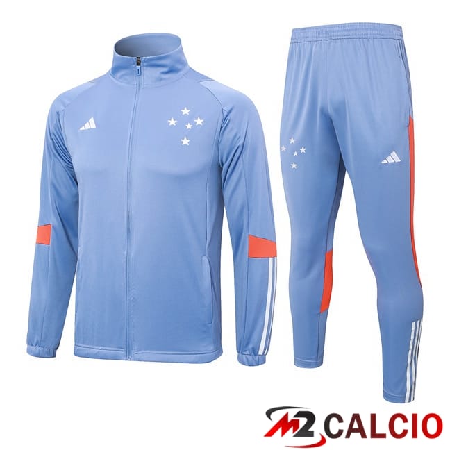 Insieme Tuta Calcio - Giacca Cruzeiro EC Grigio 2024/2025