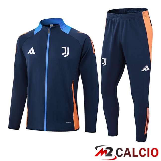 Insieme Tuta Calcio - Giacca Juventus Blu Reale 2024/2025