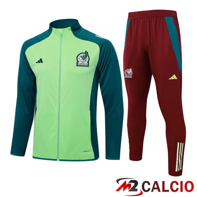 Insieme Tuta Calcio - Giacca Messico Verde 2024/2025