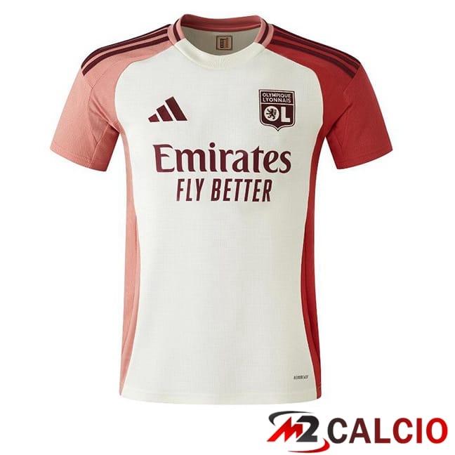 Maglie Calcio Lione OL Terza Giallo Rosso 2024/2025
