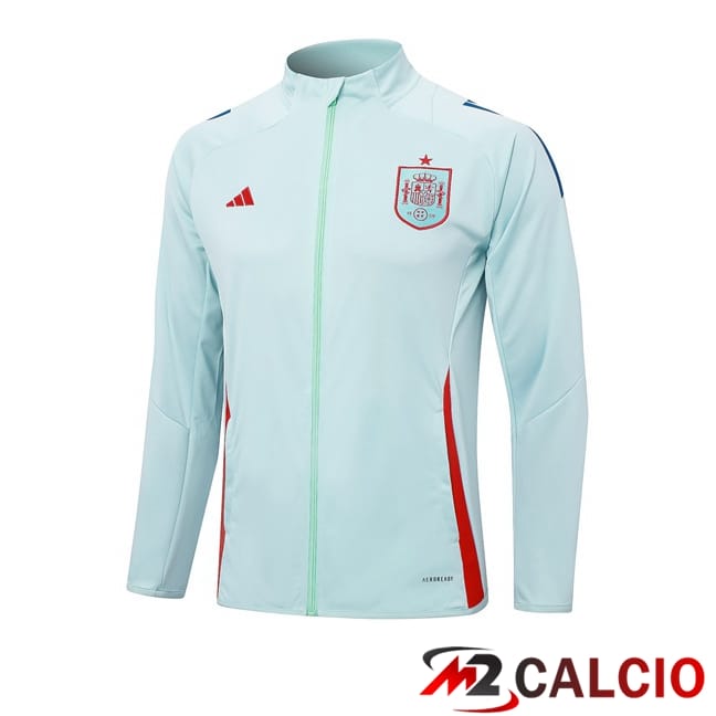 Giacca Calcio Spagna Verde 2024/2025