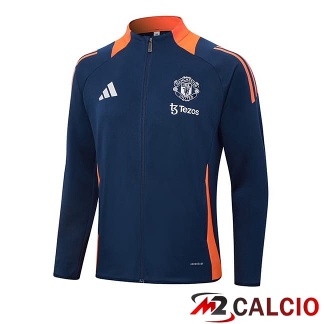Giacca Calcio Manchester United Blu Reale 2024/2025