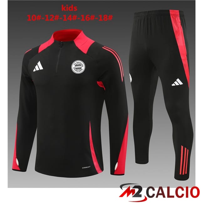 Insieme Tuta Calcio Bayern Monaco Bambino Nero 2024/2025
