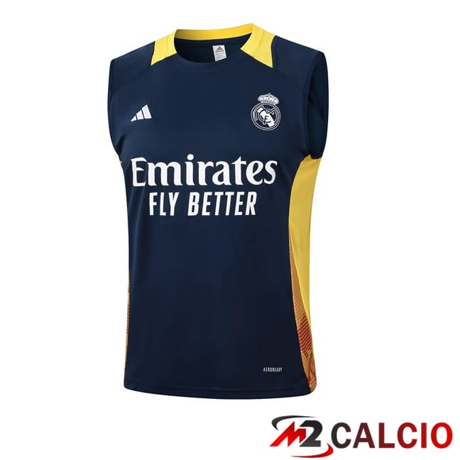 Canotta Allenamento Real Madrid Blu Reale 2024/2025