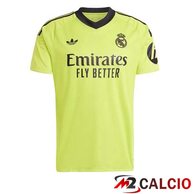 Maglie Calcio Real Madrid Portiere Giallo 2024/2025