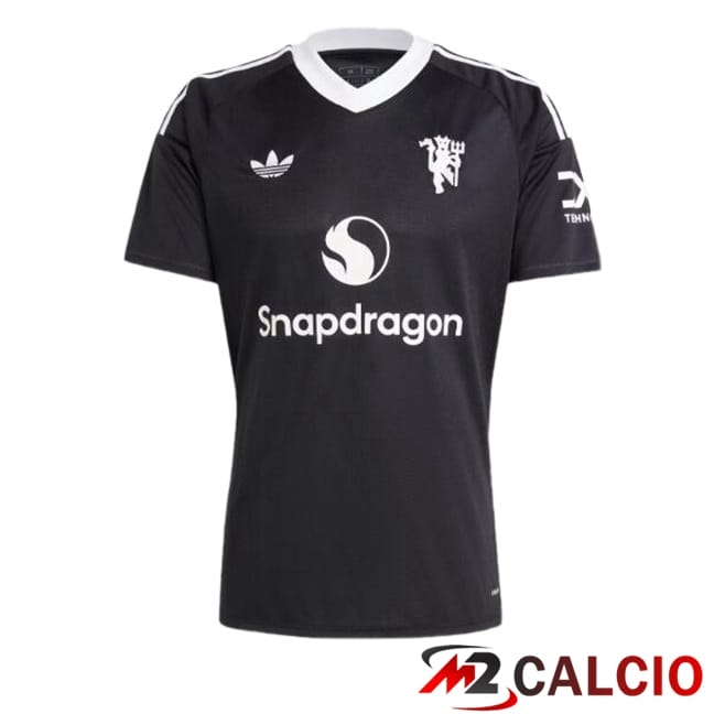 Maglie Calcio Manchester United Portiere Nero 2024/2025