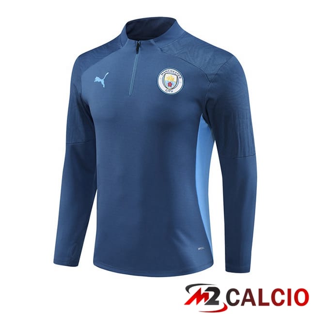 Felpa Allenamento Manchester City Blu Reale 2024/2025