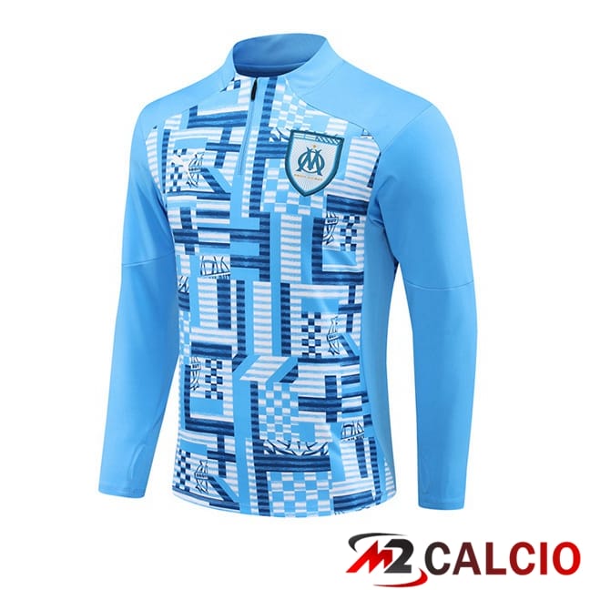 Felpa Allenamento Marsiglia OM Blu 2024/2025