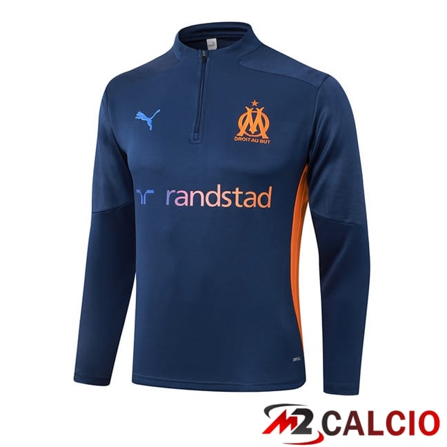Felpa Allenamento Marsiglia OM Blu Reale 2024/2025