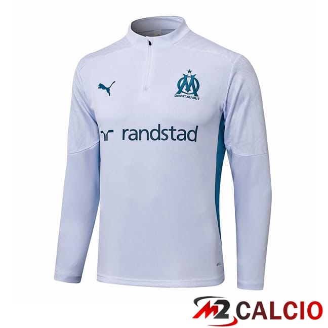 Felpa Allenamento Marsiglia OM Bianco 2024/2025