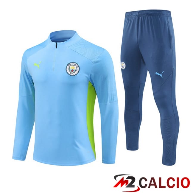 Insieme Tuta Calcio Manchester City Blu 2024/2025