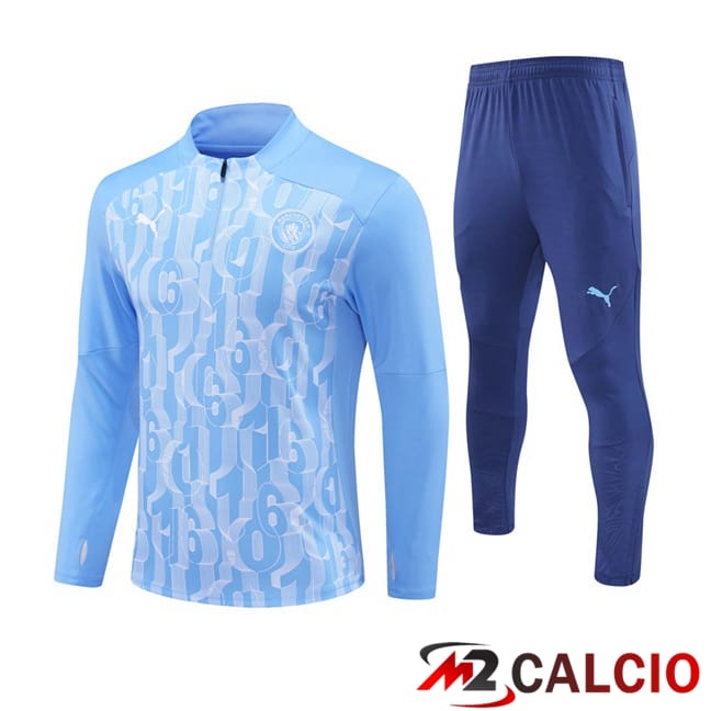 Insieme Tuta Calcio Manchester City Blu 2024/2025