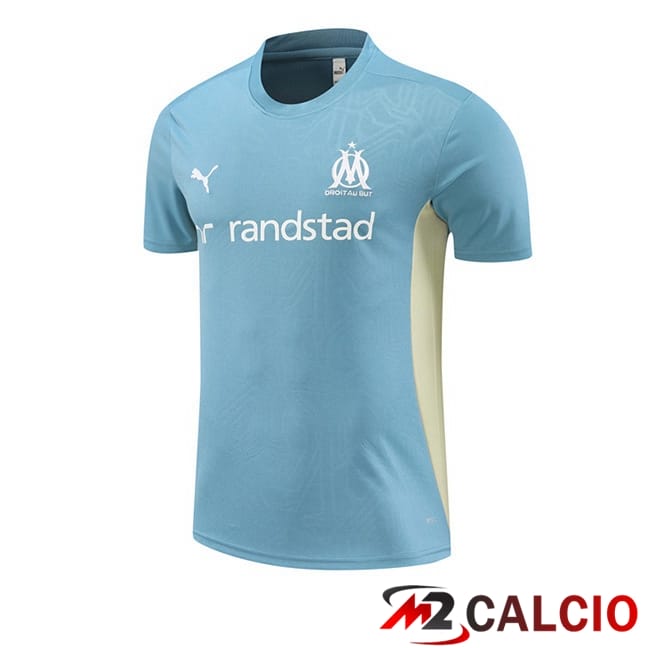 T Shirt Allenamento Marsiglia OM Blu 2024/2025
