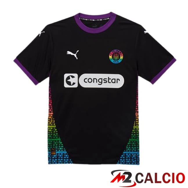 Maglie Calcio FC St. Pauli Terza Nero 2024/2025