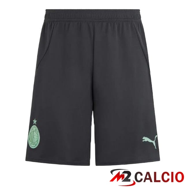 Pantaloncini Calcio AC Milan Terza Nero 2024/2025