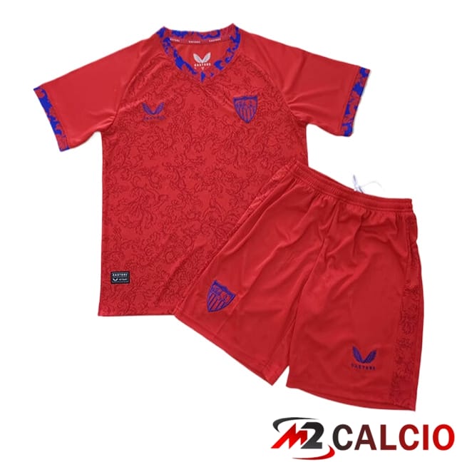 Maglie Calcio Siviglia Bambino Seconda 2024/2025