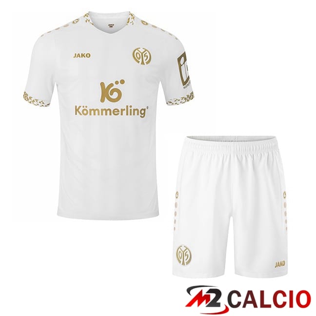 Maglie Calcio FSV Mainz 05 Bambino Terza Bianco 2024/2025